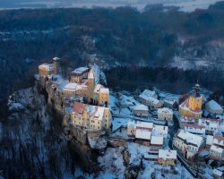 Burg Hohnstein im Winter